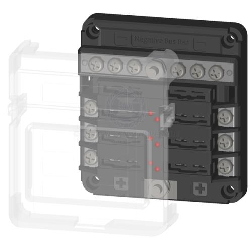 Relaxn Fuse Box with Clear Cover