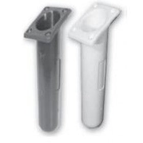 Rod Holder Square Flush Mount Angled Black - Plastic (192584)