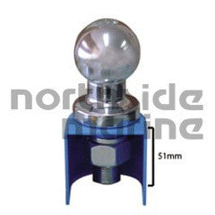 3.5T Towball 50mm Chrome 7/8"*52mm (display pack)