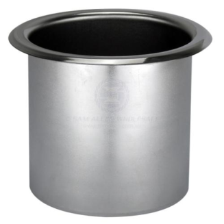 SAW Drink Holder - Recessed Mount Stainless Steel - Single