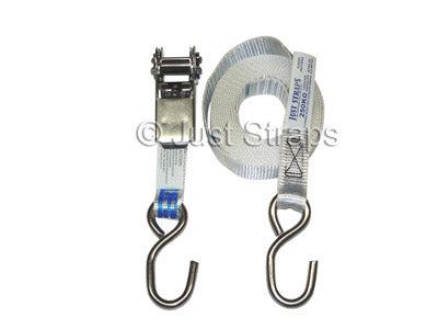 Just Straps MTD5SS - Gunwale Stainless Steel Ratchet - 25mm x 4.3 metre