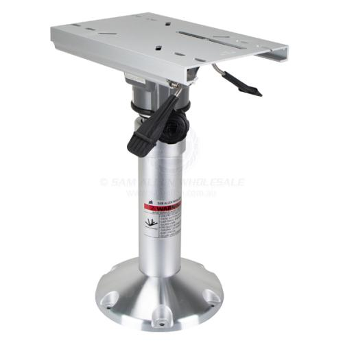Relaxn Seat Adjustable Pedestal - Air-Ride Standard Swivel and Universal Slide Top