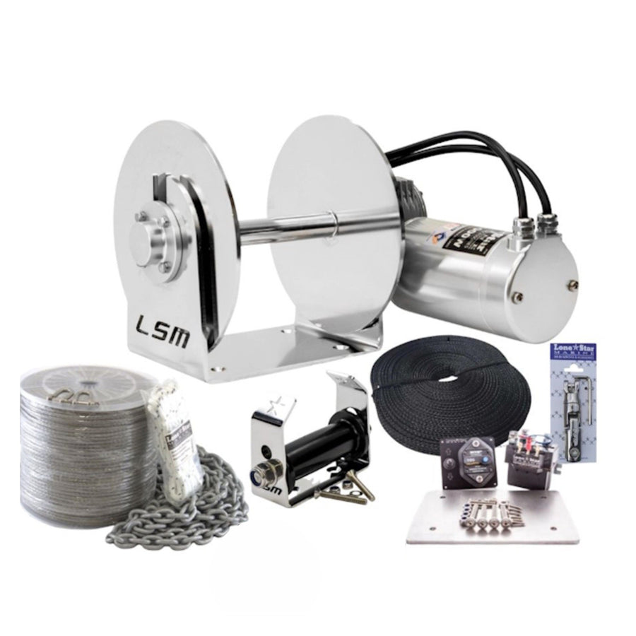 Lone Star Marine GX2 Winch Combo