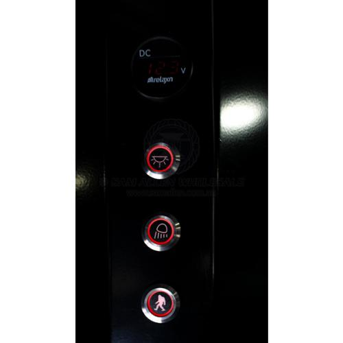 RELAXN Switch - 20A Stainless Steel Push Switch with LED Back Light