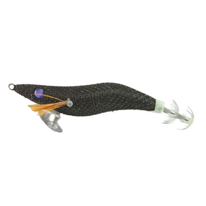 Deluxe YAMAKORI Squid Jigs - 1 x Black And Charcoal