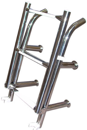 Stainless Steel 4 Rung Open Top Ladder (47270)