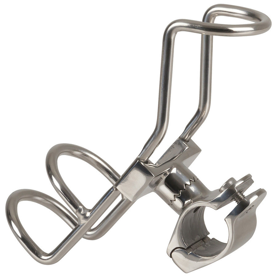 Frank Marine Double Wire 25mm/22mm/32mm Stainless Rail Mount Rod Holder