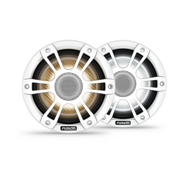 Fusion Signature Series 3i 6.5" 230-watt CRGBW Coaxial Sports White Marine Speakers (Pair)