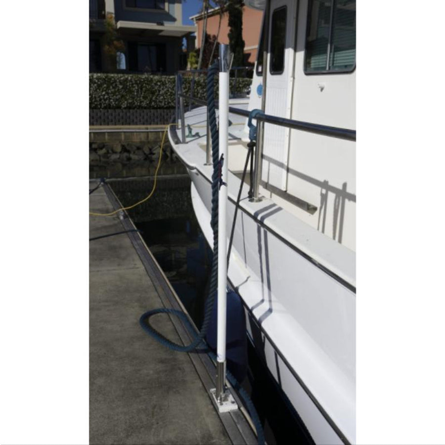 Reelax Mooring Line Holder Standard Duty - Includes Base, Hook & Pole (Single)