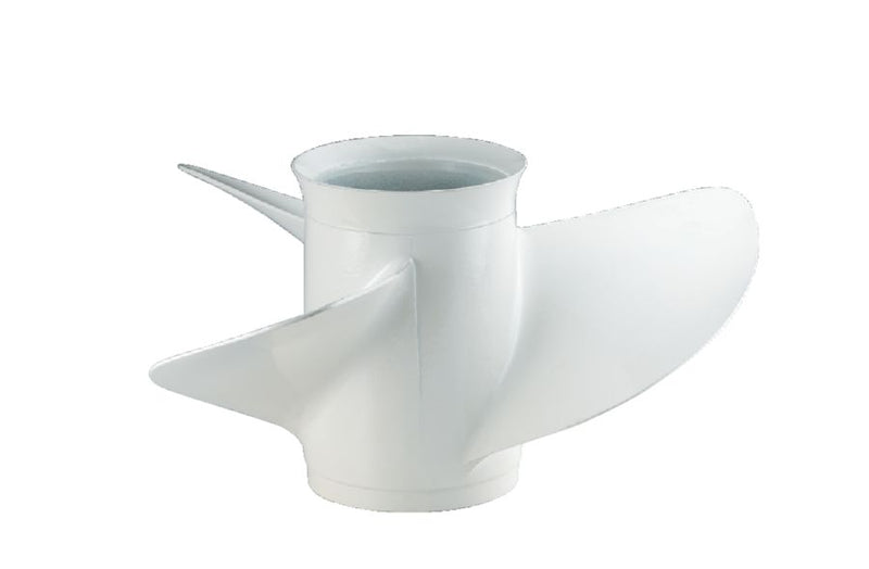 Yamaha Propeller - Dual Thrust Aluminum White R Series suit 4-stroke 8-9.9PS - 11 ¾ x 5 ¾