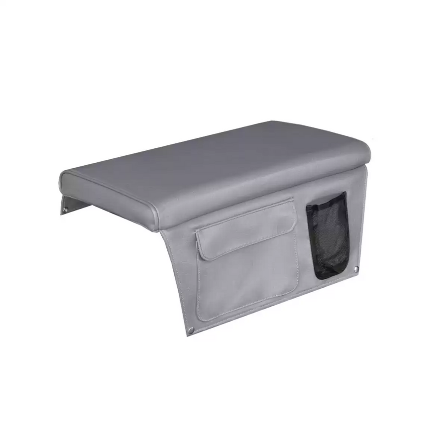OCEANSOUTH Boat Bench Cushions with Side Pockets - 400mm x 600mm, Grey