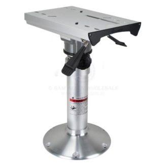 Relaxn Seat Adjustable Pedestal - Air-Ride Heavy Duty Swivel and Universal Slide Top