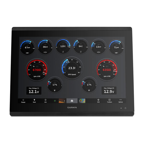 Garmin GPSMAP 8417 MFD- Chartplotter With Worldwide Basemap
