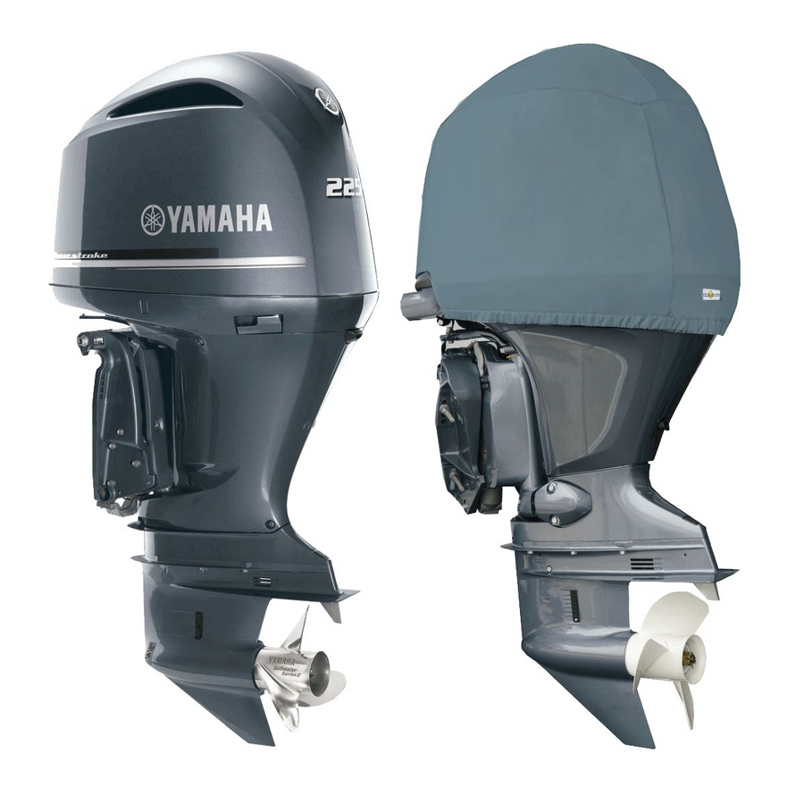OCEANSOUTH Cowling Covers for Yamaha Outboards (Storage) - F225, F250, F300 - V6 4.2L (2010-2020)
