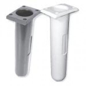 Rod Holder Square Flush Mount Straight Black - Plastic (192586)