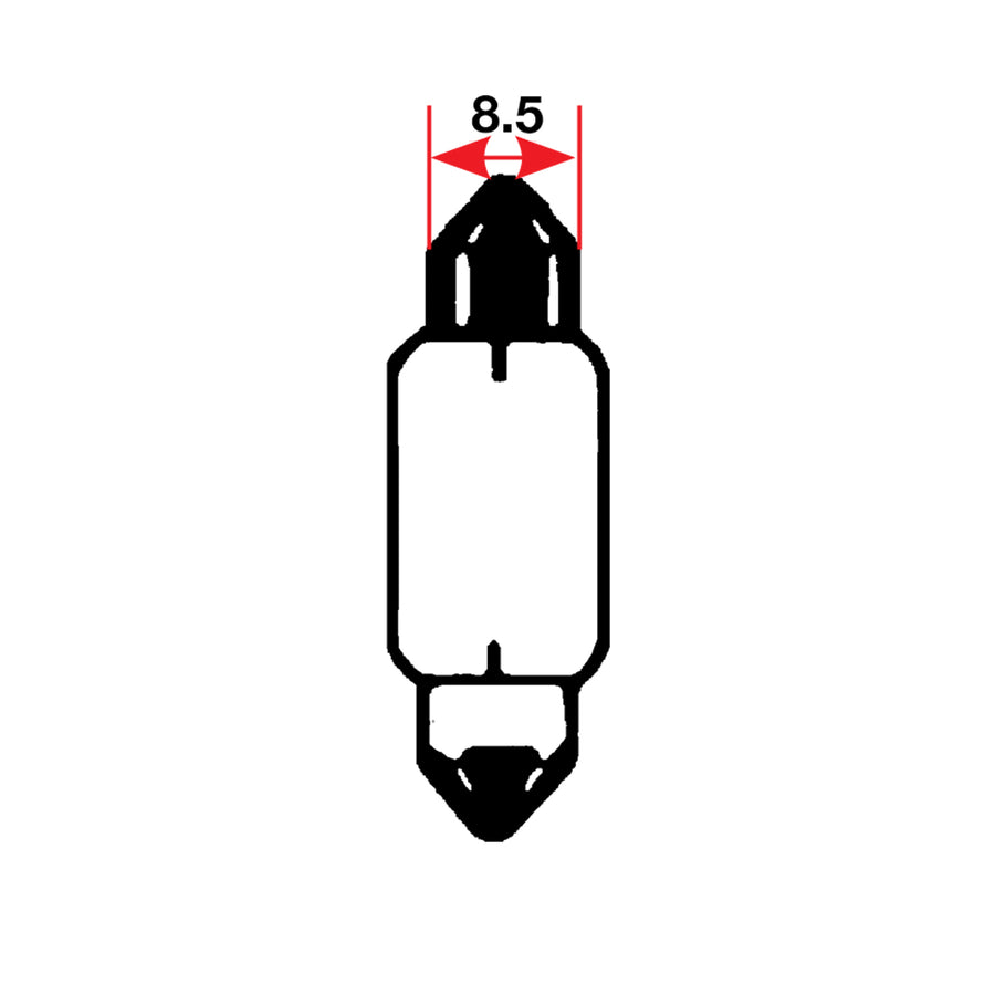 Bulbs – Festoon - 5W 29mm SV8.5
