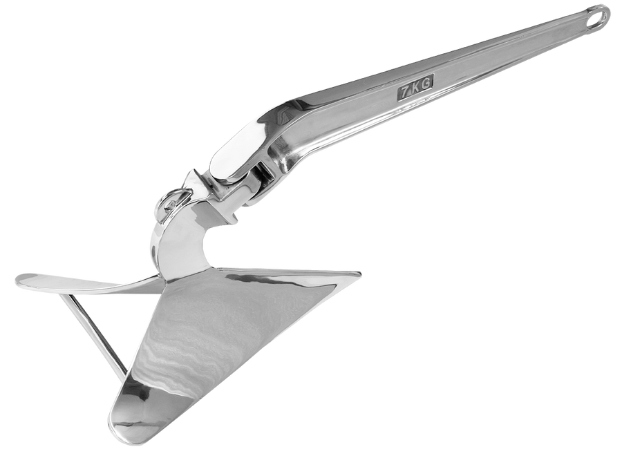 Bell Marine Viper Pro Series Polished Stainless Steel Plough Anchor