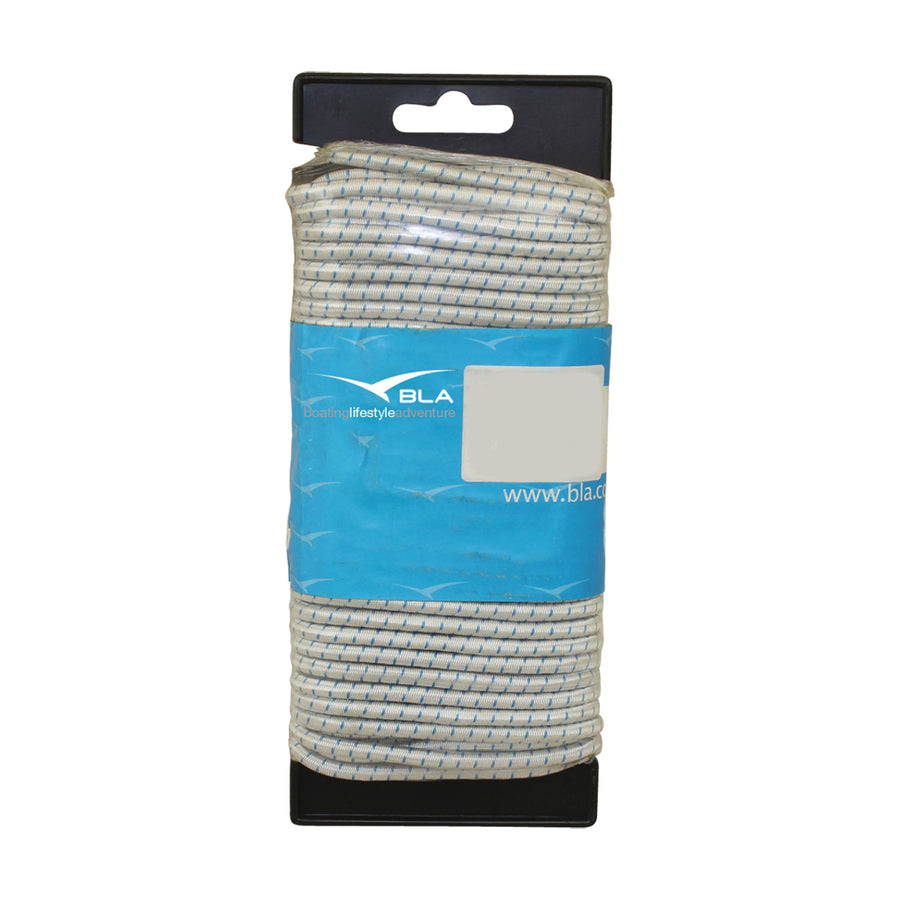 BLA Handy Lines - Shock Cord - 4mm Diameter White/Blue