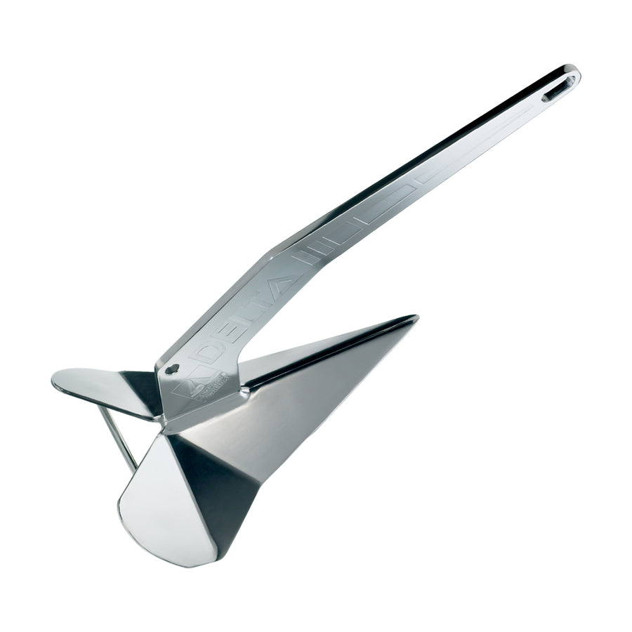 Lewmar Anchor - Delta Manganese Steel - 32kg, Stainless Steel