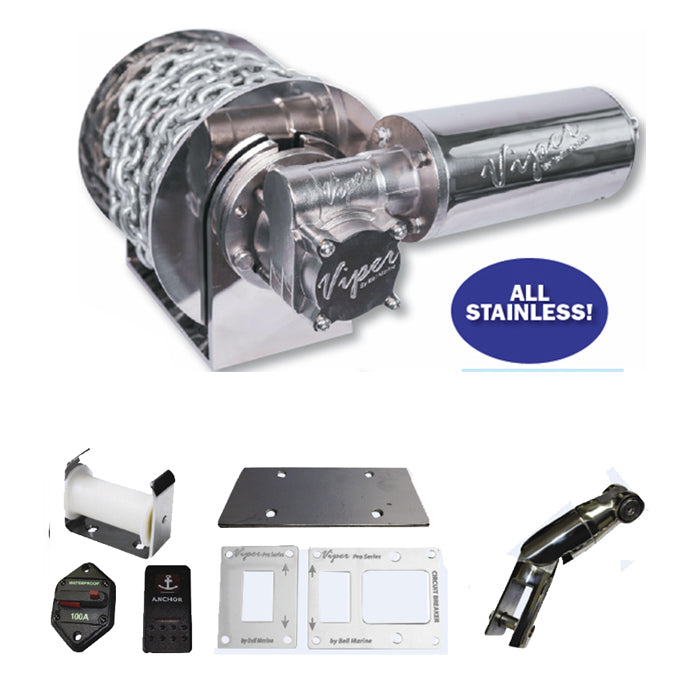 Bell Marine Viper S Series Micro 1000 Winch Bundle