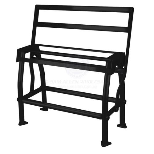 Relaxn Seat Centre Console Flip-Back Complete Frame - Black
