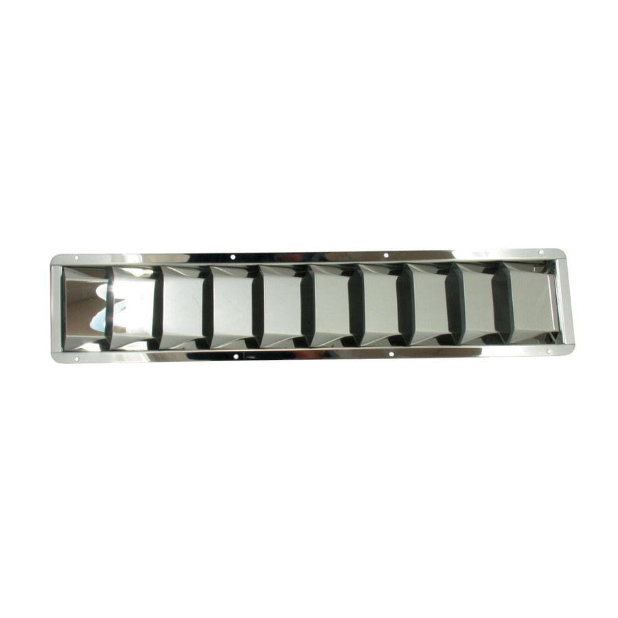 BLA Louvre Vent - Stainless Steel Flat Top - 530mm x 112mm