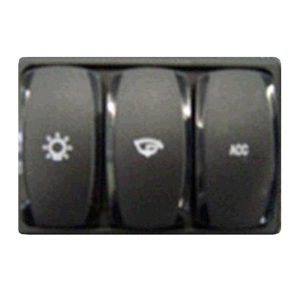 Stacer/Quintrex 3 Gang Set of Rocker Switches