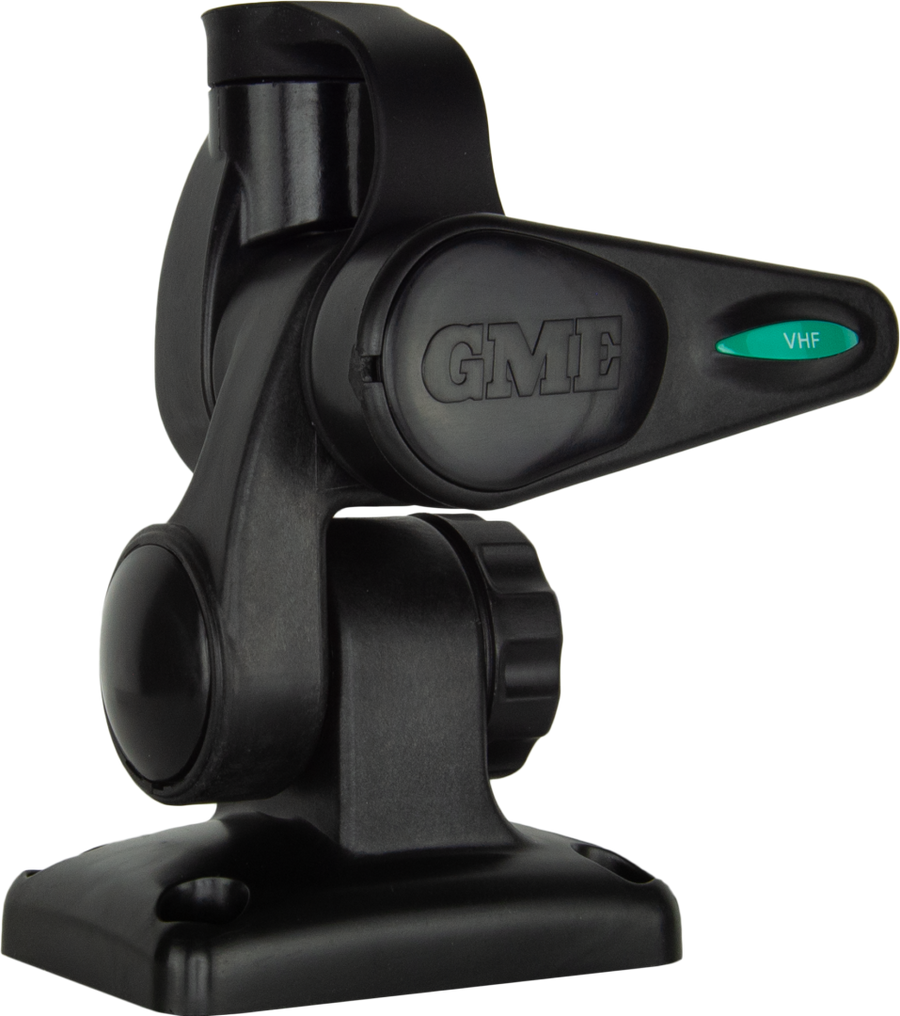 GME Double Swivel Rectangular Antenna Base - Suit AW36xx Whips