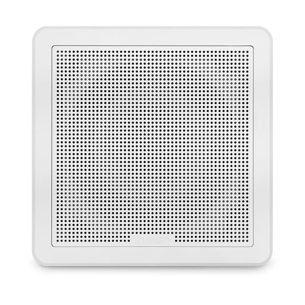 Fusion FM-F65SW - 6.5" 120-Watt Square White Flush-Mount Marine Speaker