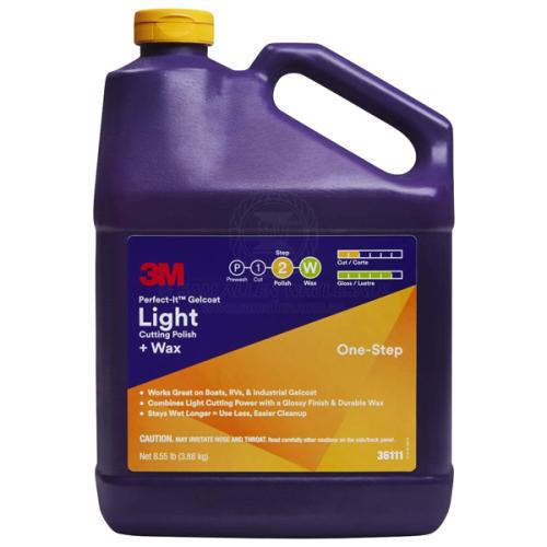 3M Perfect-IT Gelcoat Light Cutting Polish + Wax (One-Step) - 1 x 3.7l