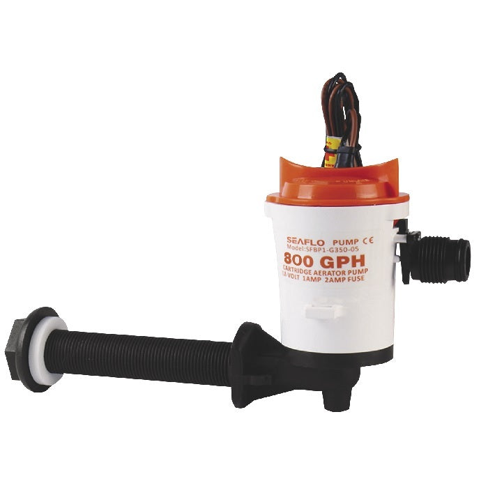 SEAFLO 800GPH Baitwell / Livewell Pump - 90 Degree