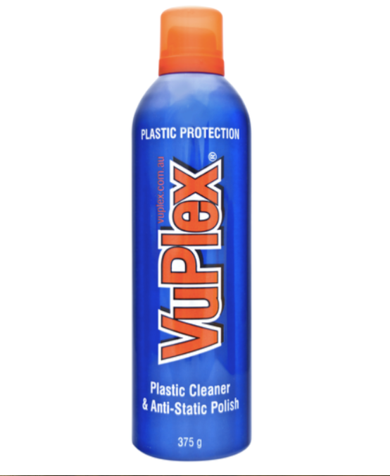 Vuplex Plastic Cleaner & Anti-Static Polish - 375g