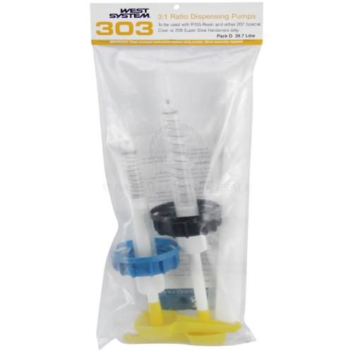 West System Dispensing Pumps - 3:1 suit 26.7Litre