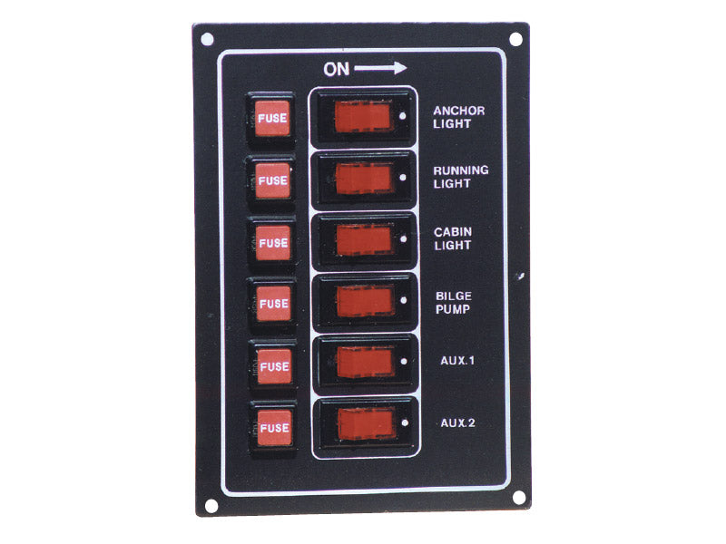 Switch Panel - Black Alloy (114010)