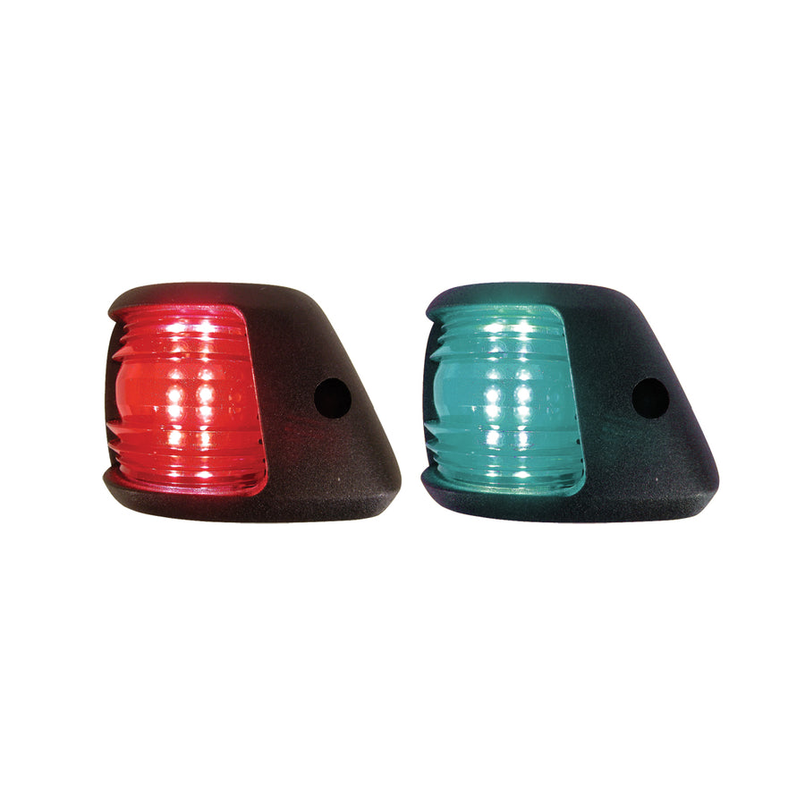 Navigation Lights - LED Compact Side Mount - Black