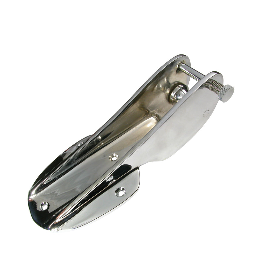 Marine Town Bow Roller with Pin - Chrome Brass - 250mm