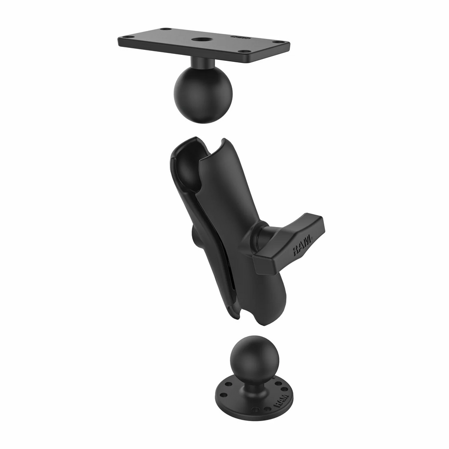 RAM Mounts Drill-Down Double Ball Mount for Humminbird Helix 7