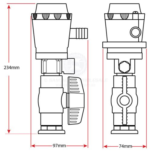 SHURflo 12V 600GPH Livewell Pump Deluxe Kits