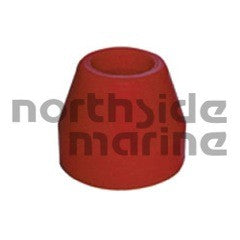 2 1/2” Taper Cap Soft Red 17mm