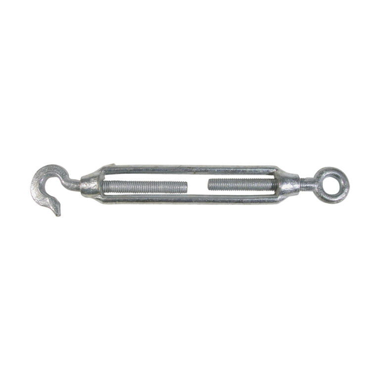 BLA Open Body Turnbuckles – Galvanised Hook and Eye - M12