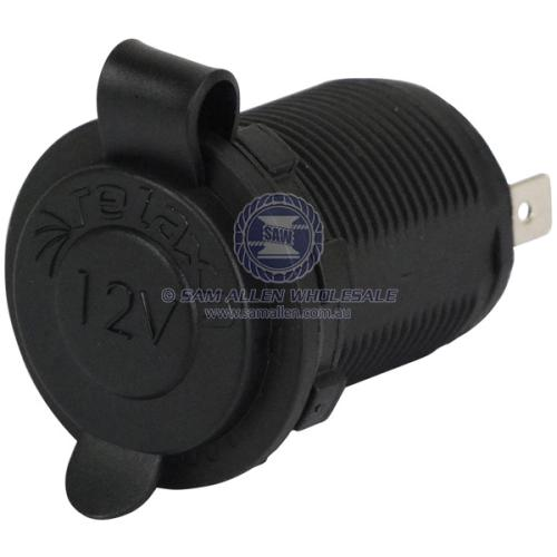 Relaxn Flush Mount Power Outlet Single Socket - 12V Cigarette