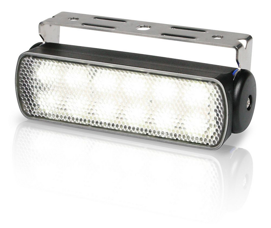 Hella Marine Sea Hawk LED Floodlights (Bracket Mount) - Spread Light, Black Housing