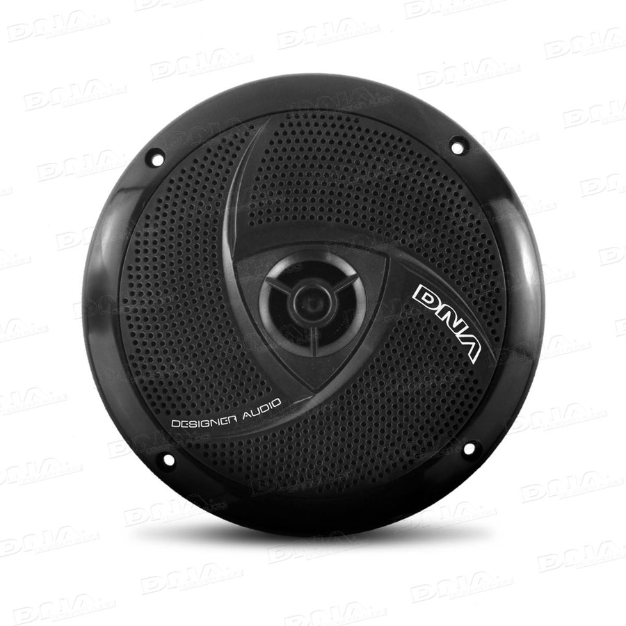 DNA 6.5inch Slimline Marine Speakers - 1 Pair Black 100W