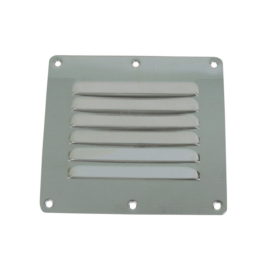 Marine Town Louvre Vent - Stainless Steel Low Profile - 115mm x 127mm