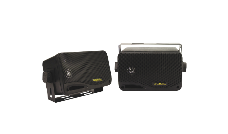 DNA Marine Speaker Box - 1 Pair Black 60W
