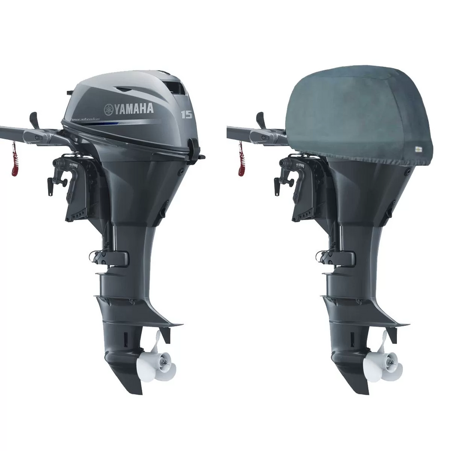 OCEANSOUTH Cowling Covers for Yamaha Outboards (Storage) - F15C, F20B - 2CYL 362CC (2007>)