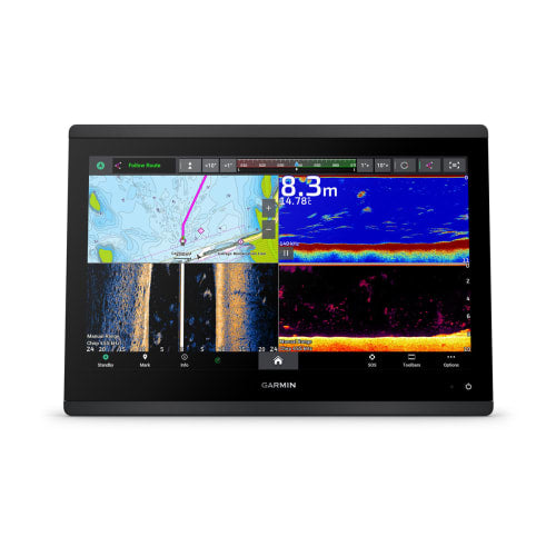 Garmin GPSMAP 1653xsv - SideVu, ClearVu and Traditional CHIRP Sonar with Mapping
