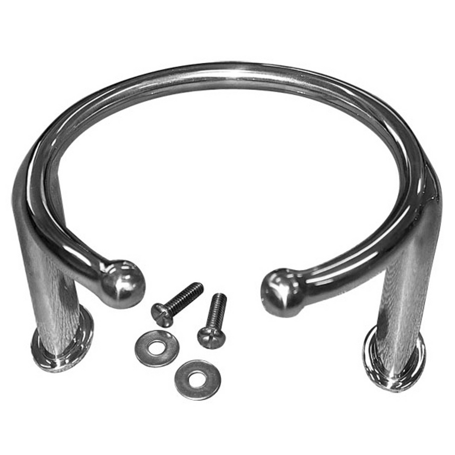 SAW Drink Holder - Surface Mount Stainless Steel - 123mm x 105mm single holder