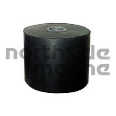 2 1/2” Round Roller Cap Black 17mm