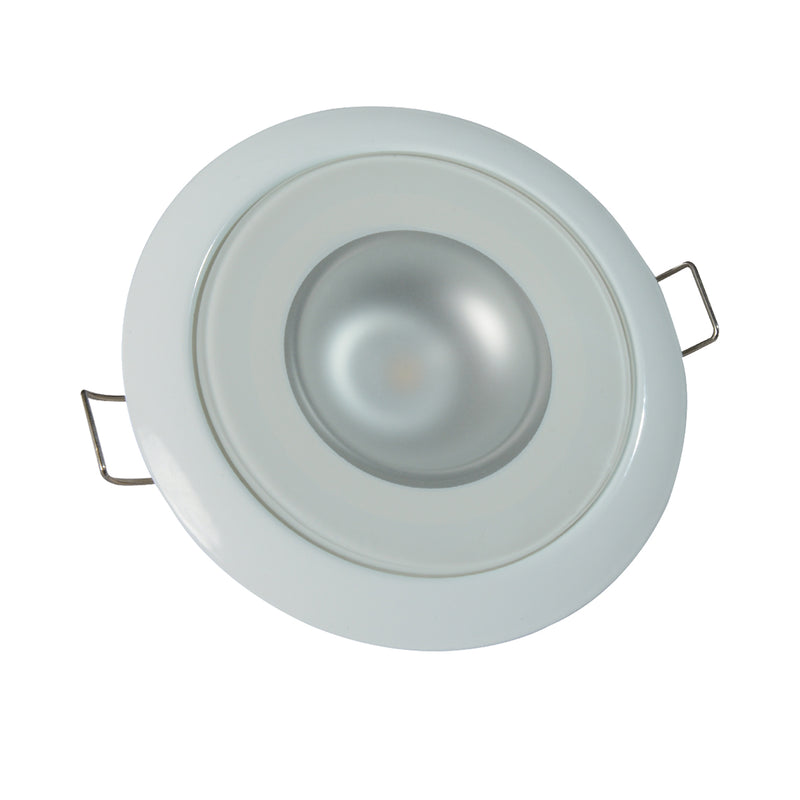 Lumitec Round Mirage Down Light - 500mA/260mA White Finish
